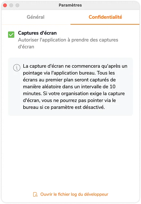 Capture d'écran